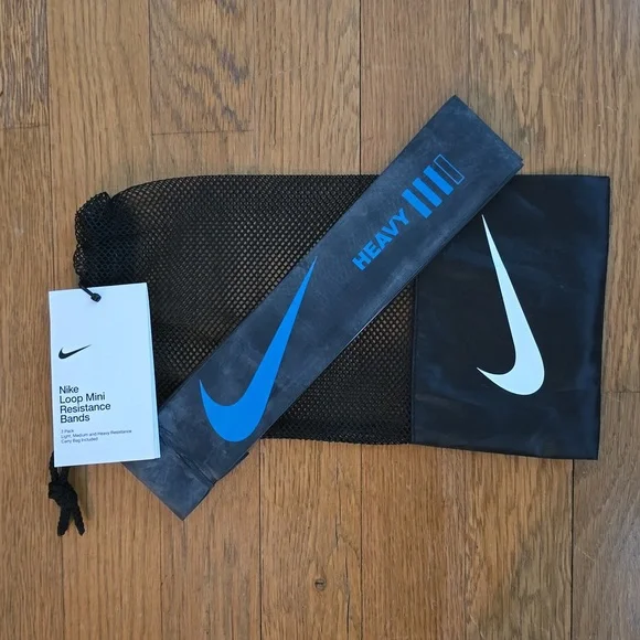 NIKE BRAND LOOP MINI RESISTANCE BANDS, LIGHT, MEDIUM, AND HEAVY - Picture 2 of 9